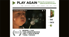 Desktop Screenshot of playagainfilm.com