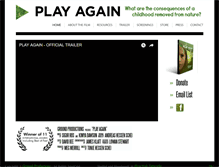 Tablet Screenshot of playagainfilm.com